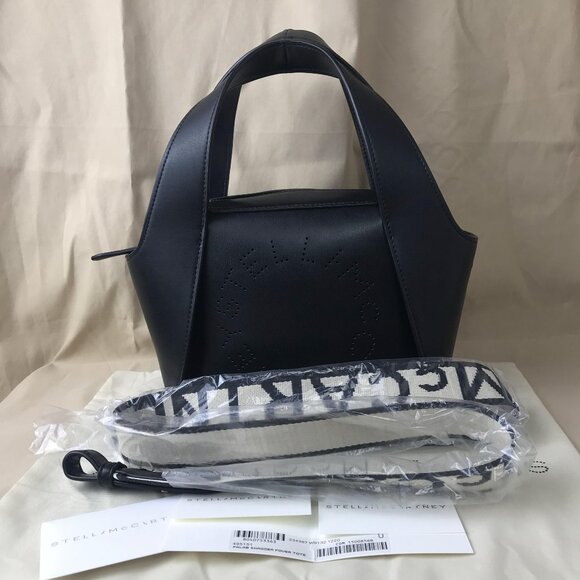 NEW STELLA MCCARTNEY Handbag Shoulder bag In Black - Picture 1 of 15